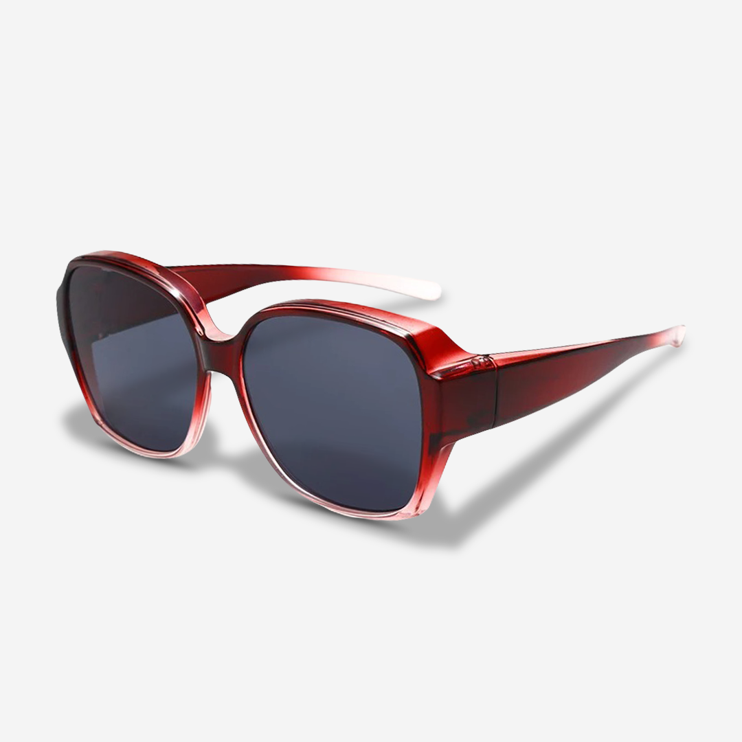 SAINT Ladies Fit-Over Polarized Sunglasses for Prescription Eyewear UV Protection