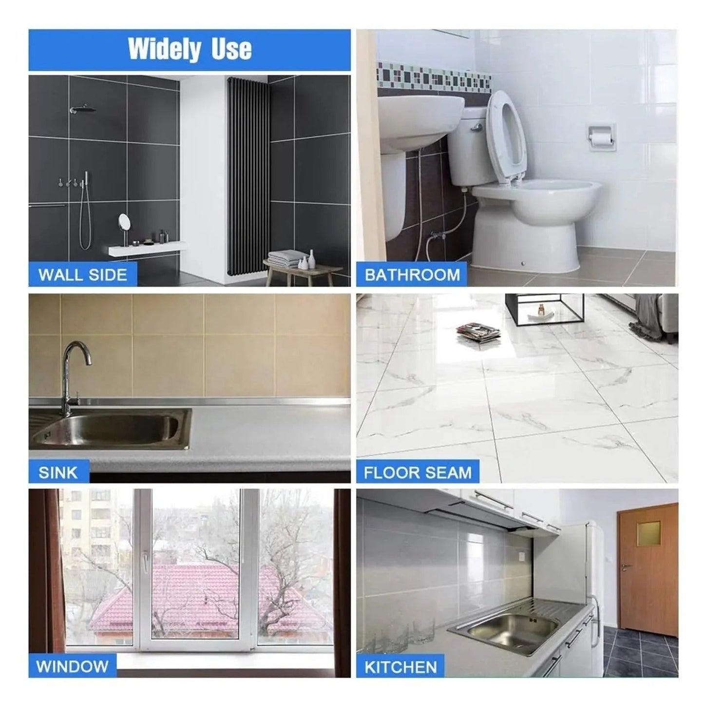 3 in 1 Silicone Caulking Tool Kit