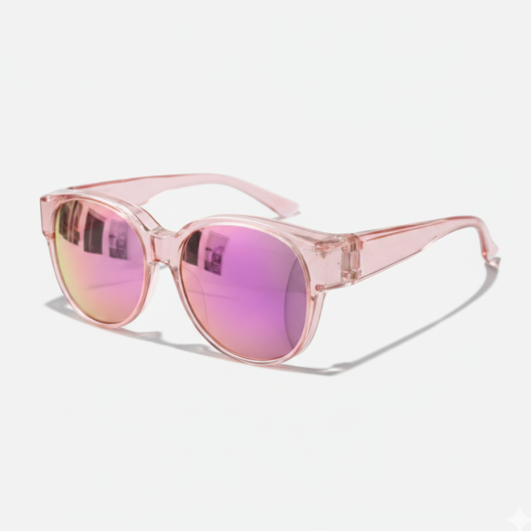 SAINT Ladies Fit-Over Polarized Sunglasses for Prescription Eyewear UV Protection