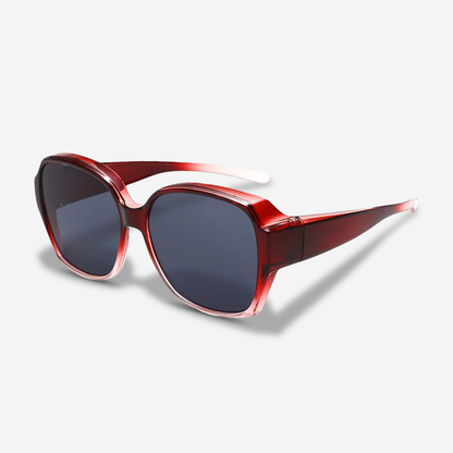 SAINT Ladies Fit-Over Polarized Sunglasses for Prescription Eyewear UV Protection
