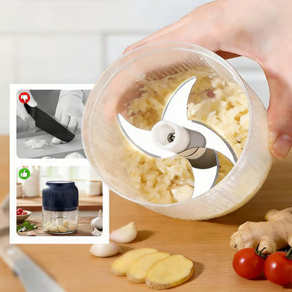 Household Electric Garlic Crusher