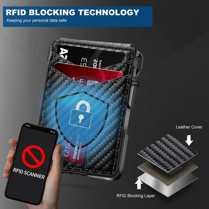 SnapVault™ Mens Minimalist Wallet