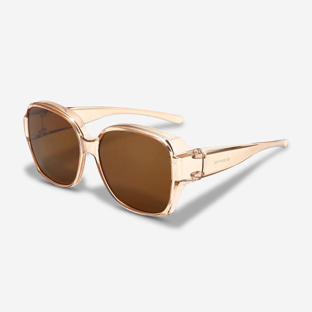 SAINT Ladies Fit-Over Polarized Sunglasses for Prescription Eyewear UV Protection