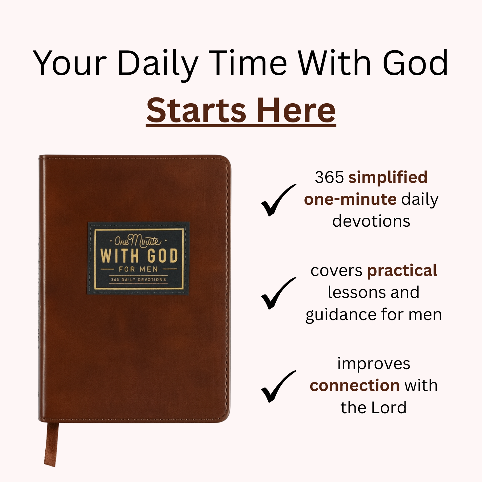 One Minute with God 365 Day Devotional Prayer Book
