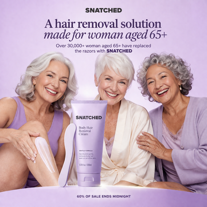 Snatched Gentle Hair Removal Cream for Silky Skin