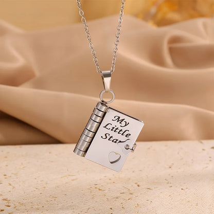 My Little Star Love Book Necklace