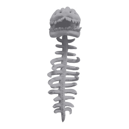 Cozysaurus Dino Skeleton Plush Costume Hooded Fleece Suit