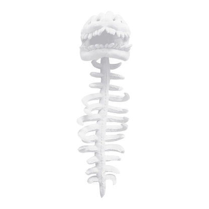Cozysaurus Dino Skeleton Plush Costume Hooded Fleece Suit