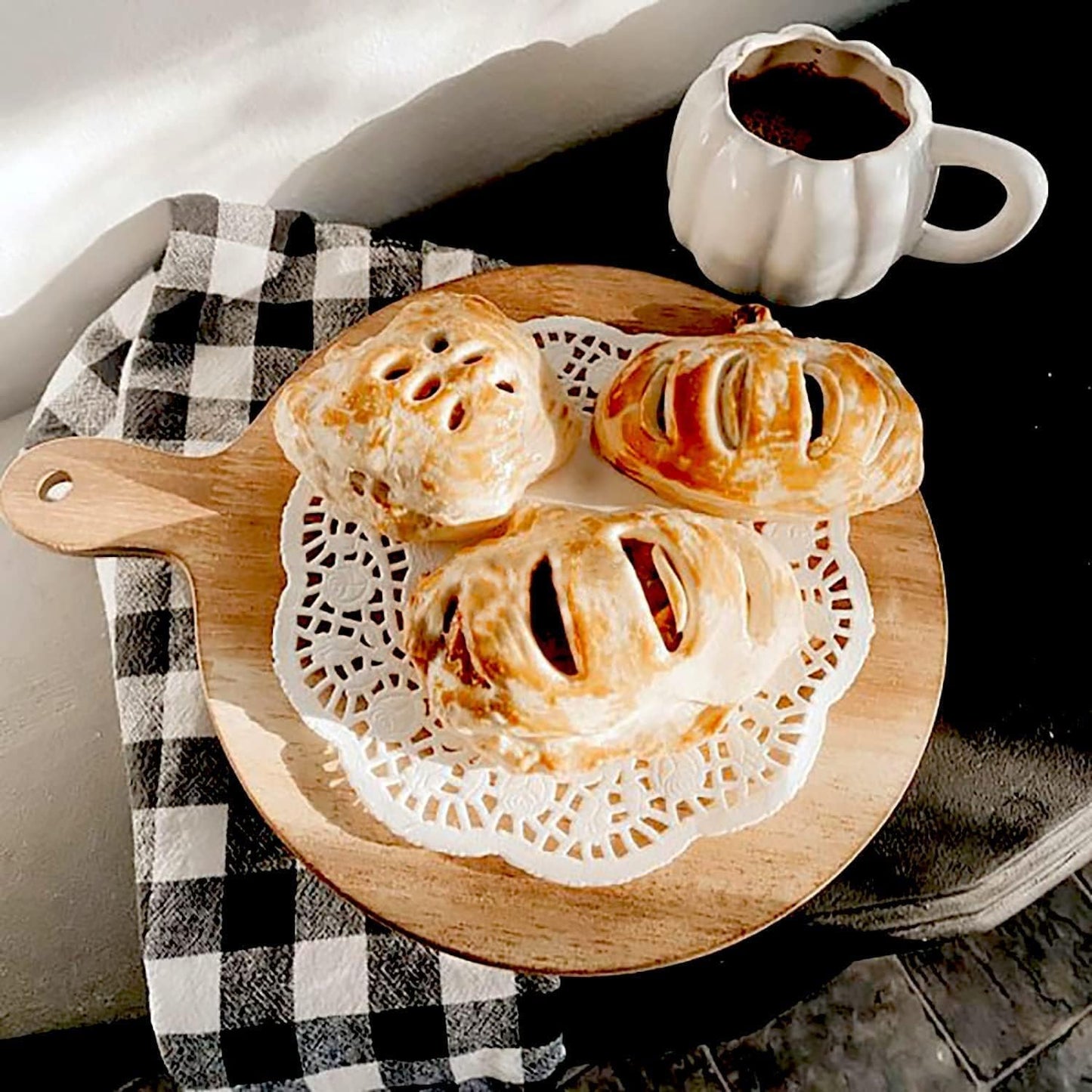 Mini Pie Molds 3Pcs (Apple & Pumpkin & Acorn)