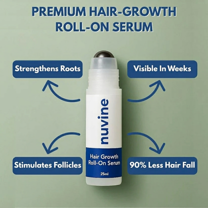 BUY 1 GET 1 FREE Hair Growth Roll-On Serum