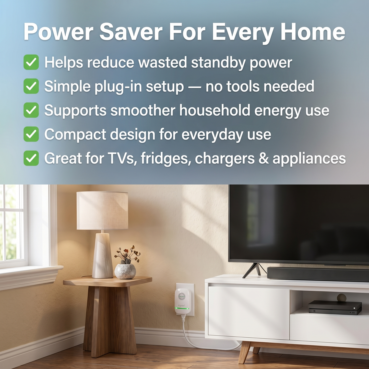 Klyren Power Saver Compact Energy Efficiency Optimization Device