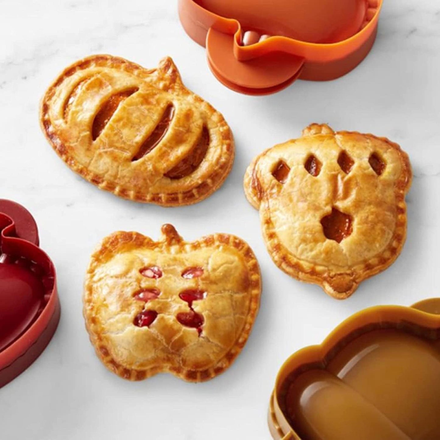 Mini Pie Molds 3Pcs (Apple & Pumpkin & Acorn)
